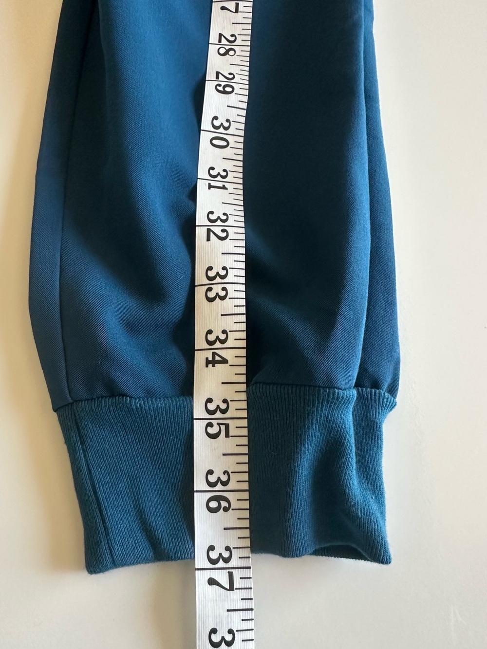 Figs Teal Jogger Pants with Orange Drawstring - Picture 9 of 11